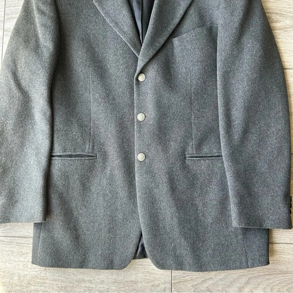 Boulevard Club Soft  Wool Cashmere Blend Blazer Made in Canada - Picture 8 of 14